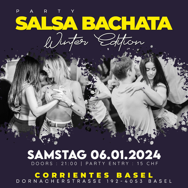 SALSA BACHATA PARTY WINTER EDITION 2024 6 JAN 2024